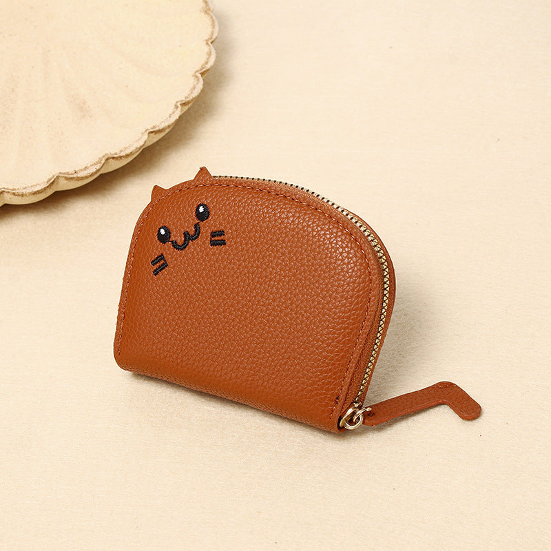 Graceful Cat Cute Advanced Cartoon Change Ladies Wallet