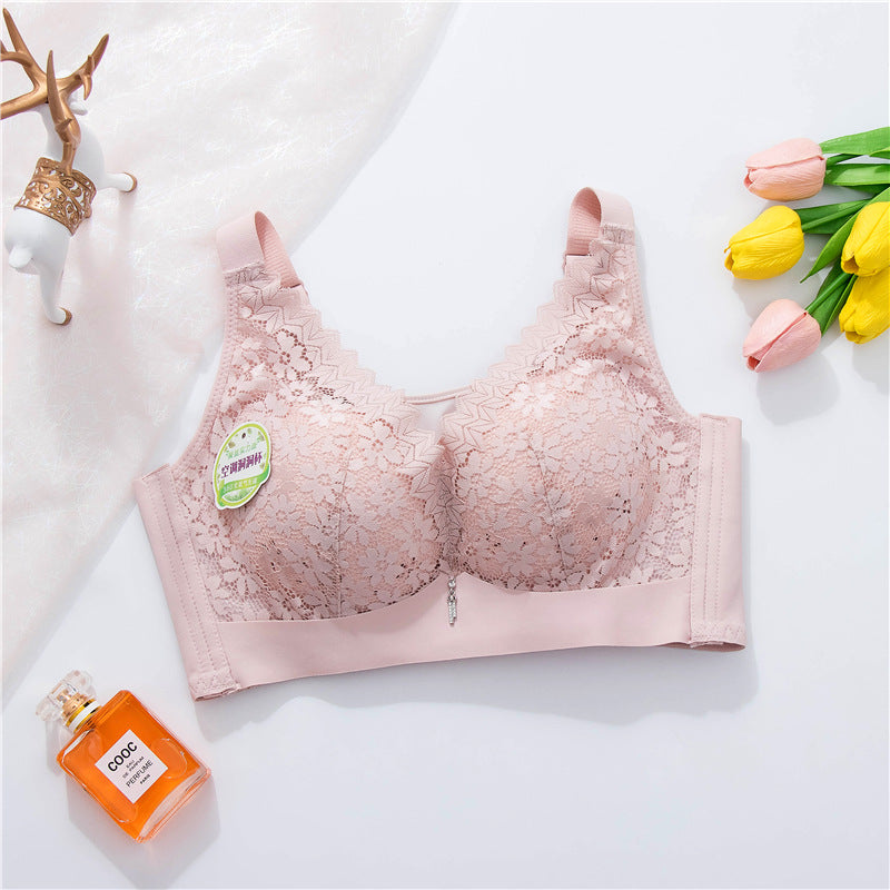 Top Full Coverage Breast Holding Adjustable Thin Bras