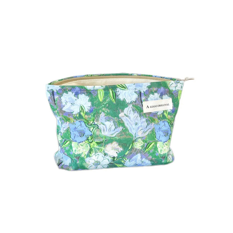 Fresh Oil Painting Printing Gentle Large Capacity Bags