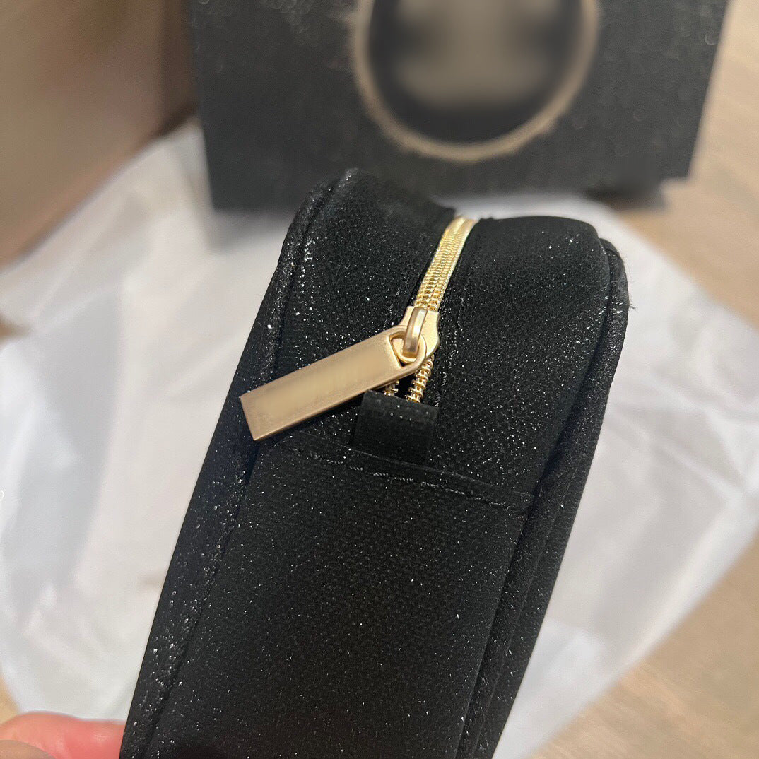 Overseas Counter Large Shiny Christmas Gift Cosmetic Bags