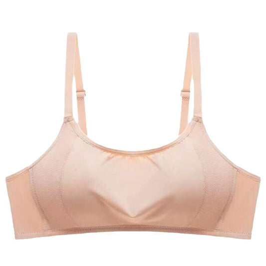 Wireless Tube Top Thin Cup Underwear Glossy Three Bras