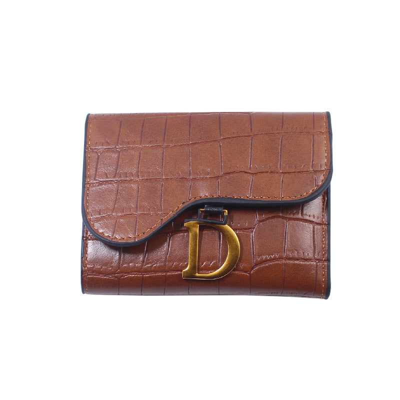 Women's Fashion Crocodile Pattern Large Capacity Multiple Ladies Wallets