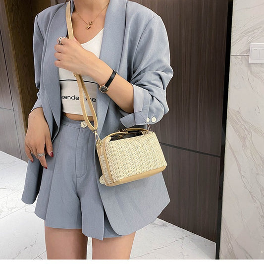 Women's Fashionable Korean Style Simple Fresh Shoulder Bags