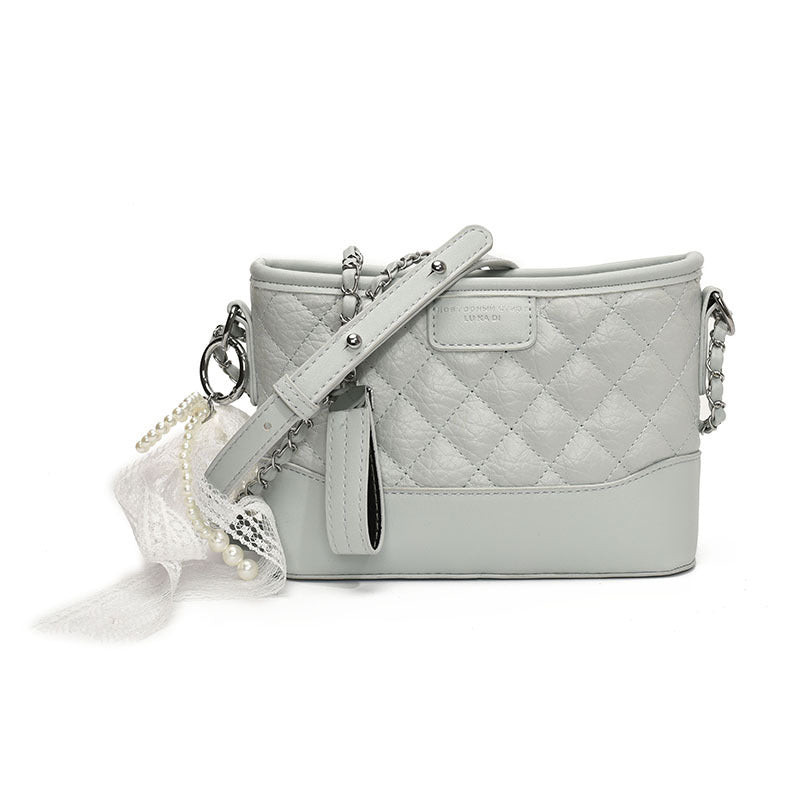 Women's Style Diamond Pattern Chain Summer Checked Bags