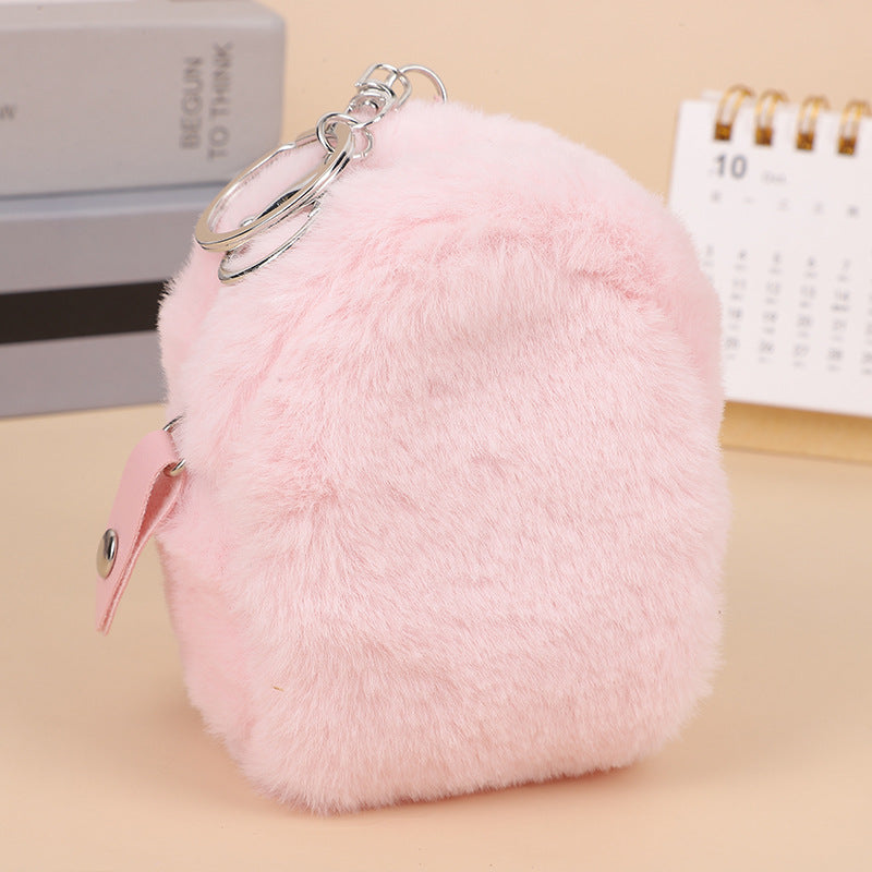 Korean Girly Plush Mini Cartoon Cute Coin Purses