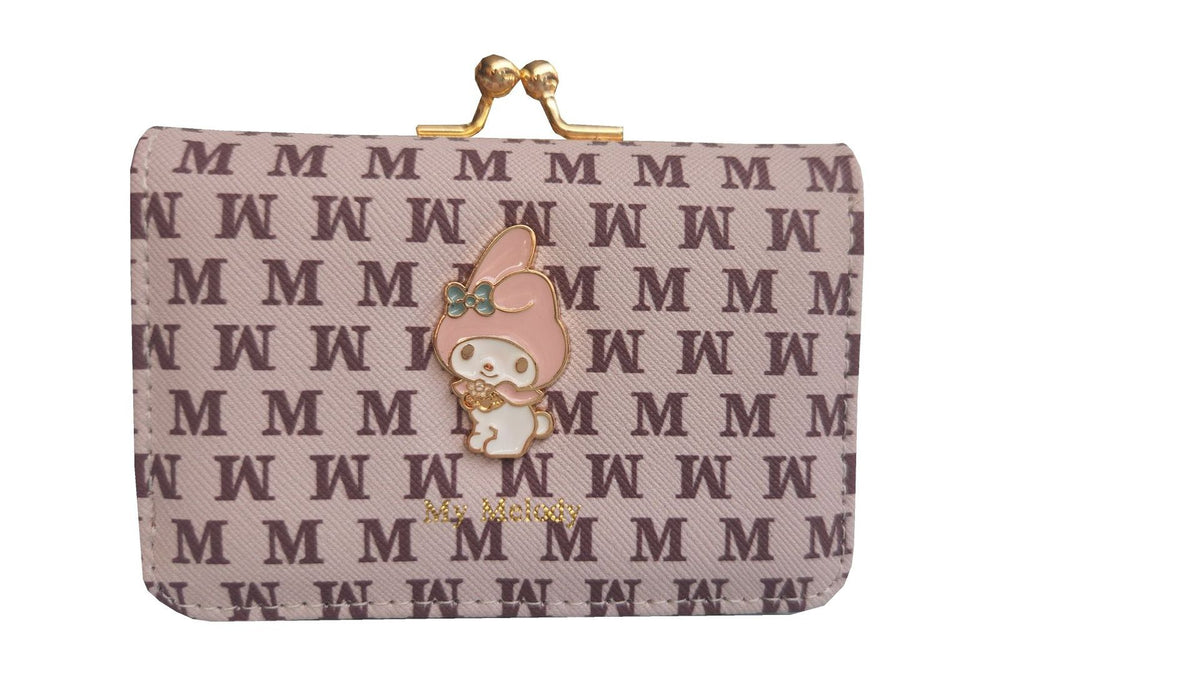 Women's Korean Style Fashion Short Hardware Clow Ladies Wallet