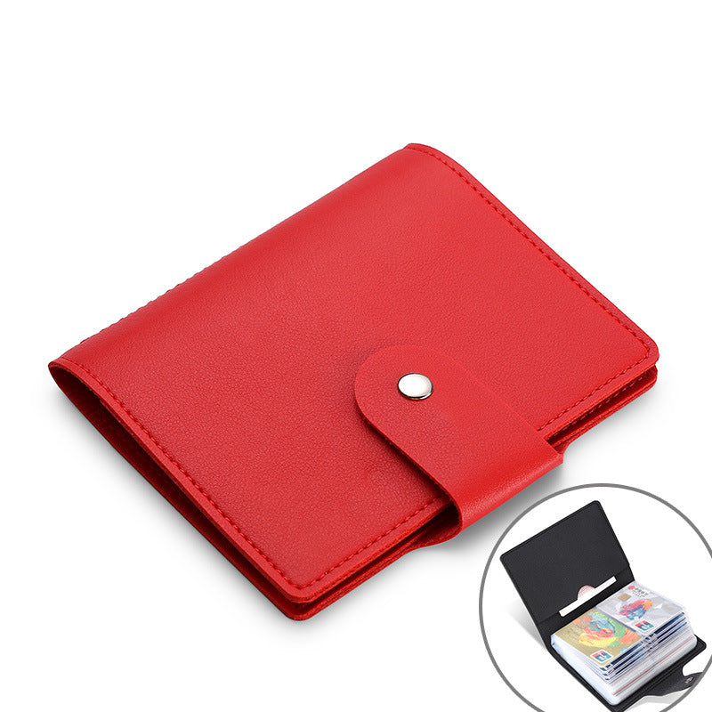 Women's & Men's Large Capacity Swiping Storage Multiple Slots Card Holder