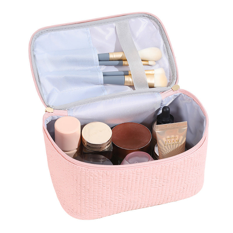 Women's Capacity Waterproof Wash Storage Portable High Sense Cosmetic Bags