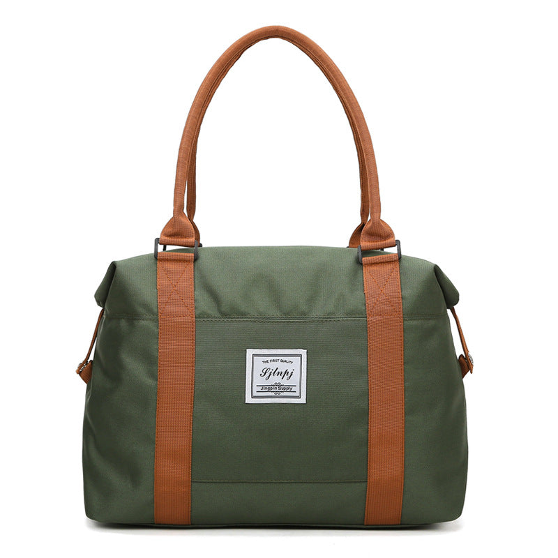 Women's & Men's Contrast Color Business Trips For Dry Travel Bags