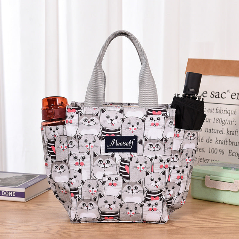 Zipper Lunch Box For Moms Oxford Cloth Handbags