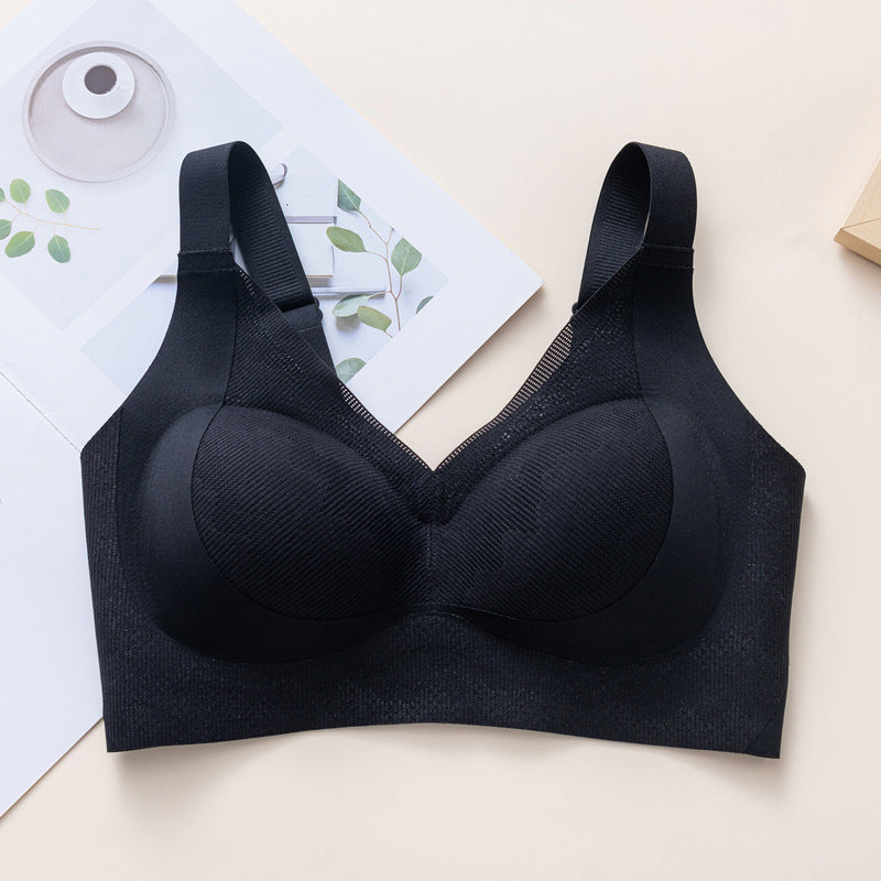 Women's Cup Seamless Underwear Big Chest Small Push Up No Everyday Bras