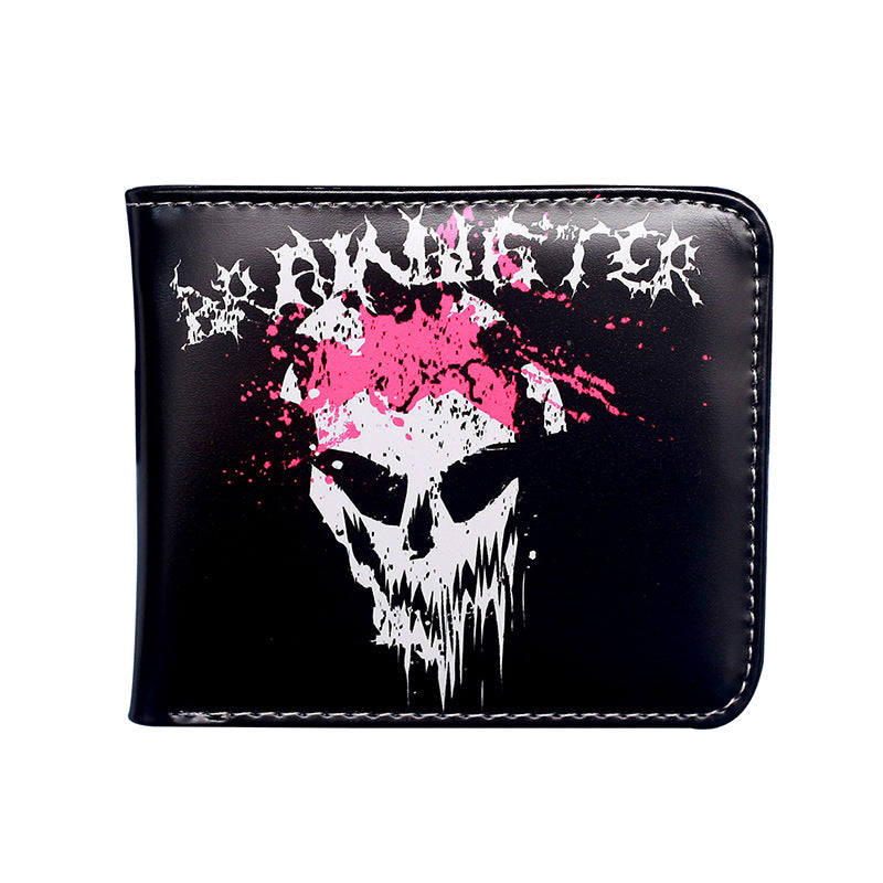 Skull Short Zipper Cartoon Anime To Coin Purses