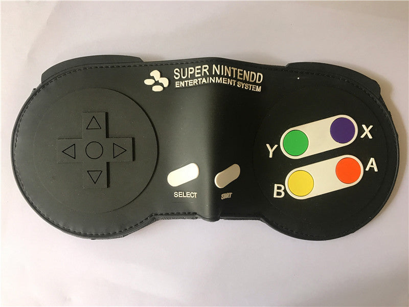 Men's Unique Cool Short Gray Bifold Coin Purses