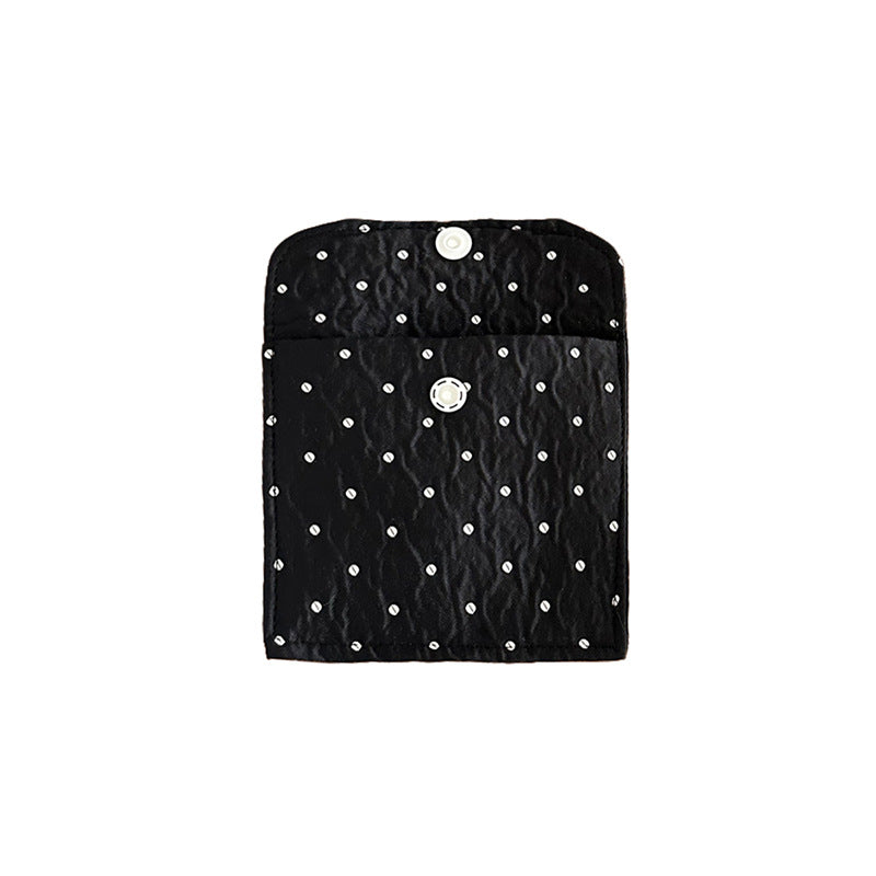 Portable Button Storage Liner Flip Lightweight Makeup Bag