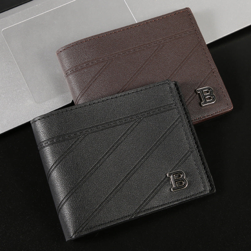Men's Vintage Short Large Capacity Leather Men's Wallet