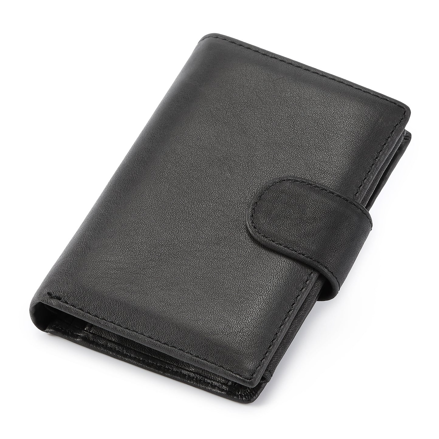 Men's Short Vintage Leather First Layer Vertical Men's Wallets