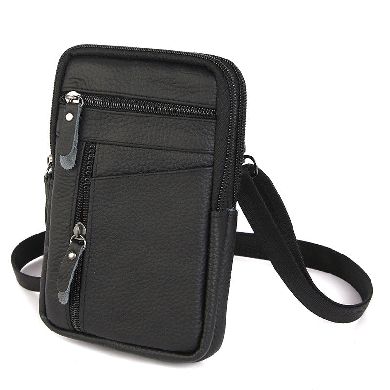 Men's Leather Pocket Mobile Business For Collecting Men's Waist Packs