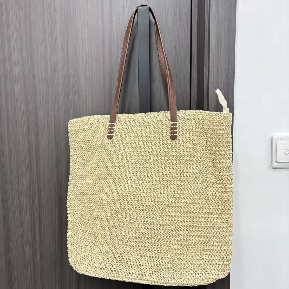 Women's Straw Woven Vacation Beach Large Capacity Women's Shoulder Bag