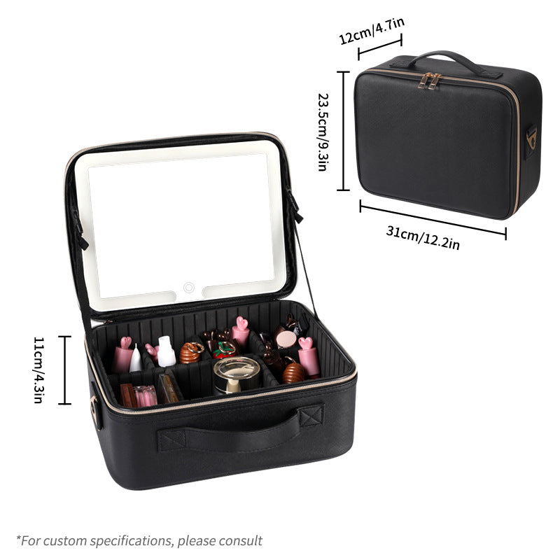 With Mirror Simple Artist City Convenient Cosmetic Cases