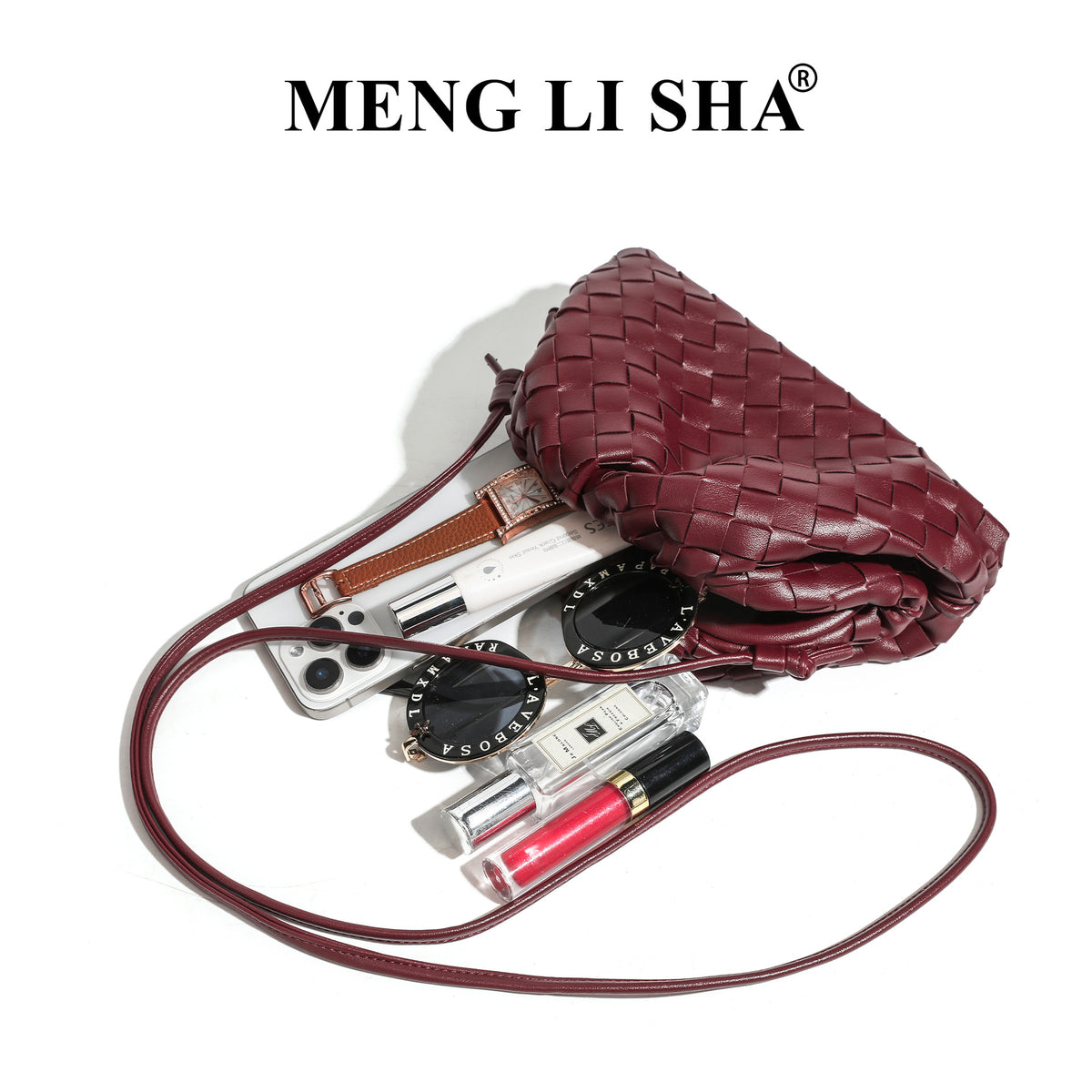 Style Fashion Woven Hand-held Clouds Dumpling Women's Shoulder Bag