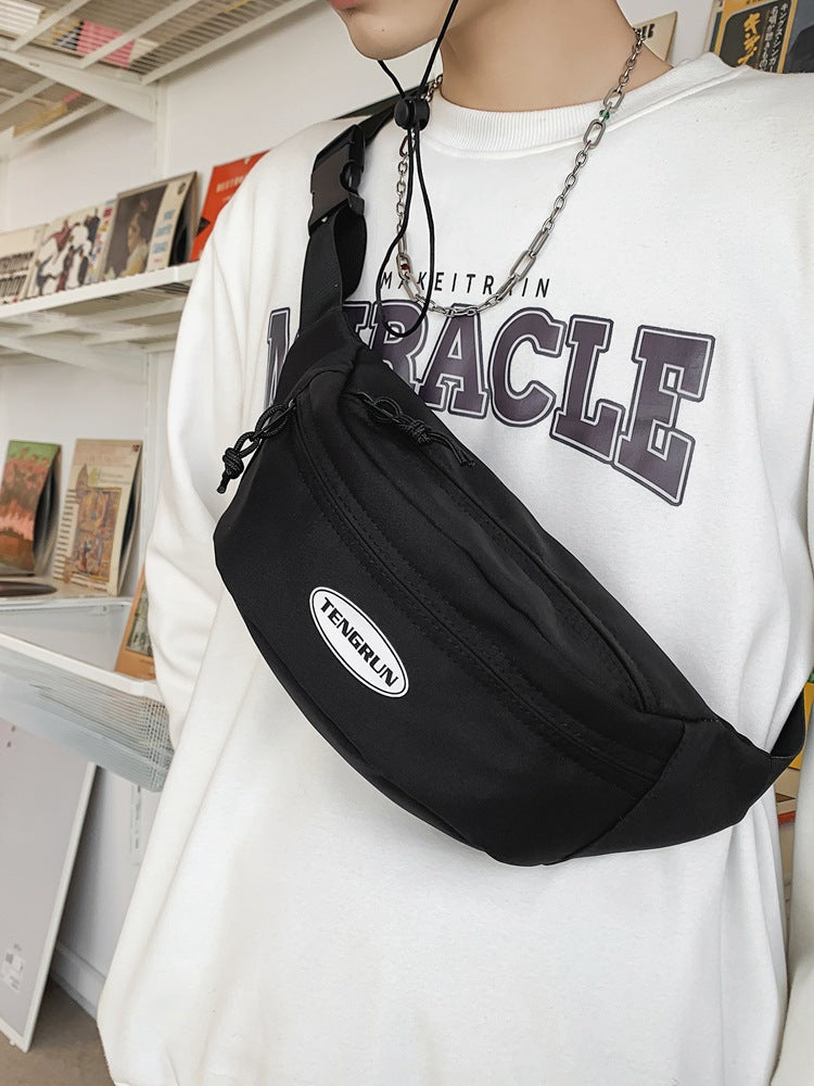 Women's & Men's & Mobile Trendy Style Simple Lightweight Men's Chest Bags