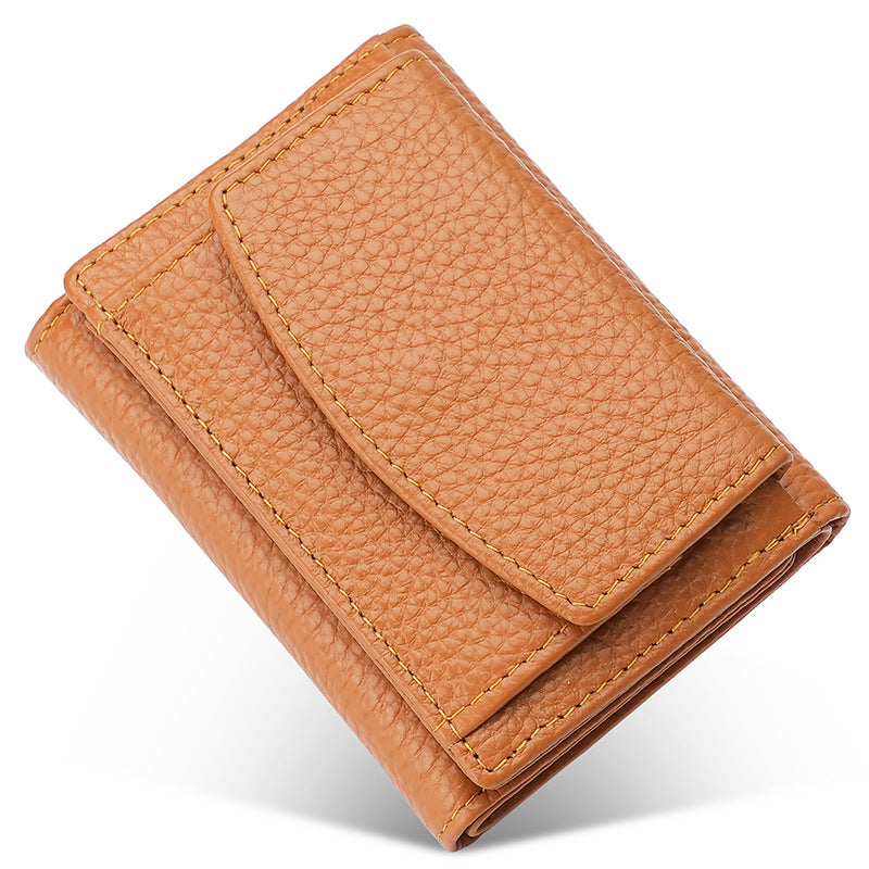 Innovative Women's Graceful Cowhide Short Leather Ladies Wallets