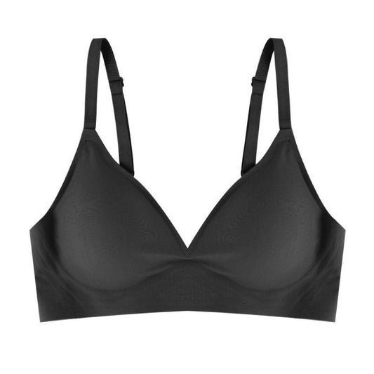 Women's Cartoon Chest Underwear Small Flat Gathered Lingerie Sets