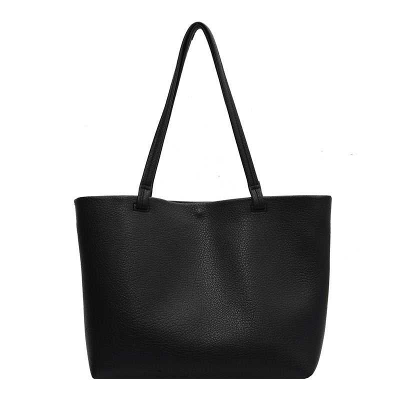 Women's Large Capacity Solid Color Elegant Mother Bags