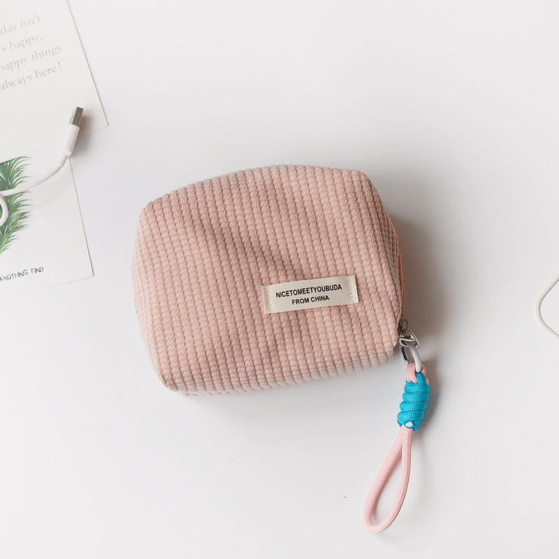 Style Large Capacity Portable Female Cartoon Pouch Cute Sanitary Bags