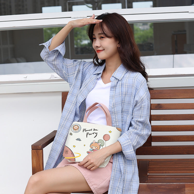 Women's Cloth Cute Summer Versatile Artistic Handbags