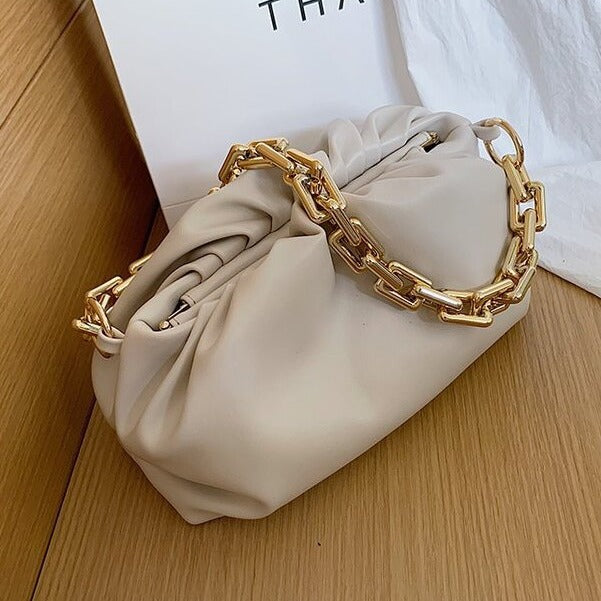 Women's Cloud Korean Leisure Simple Fashion Chain Handbags