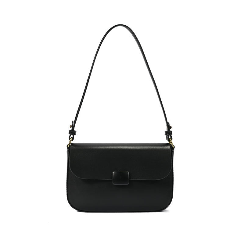 Women's High-grade Genuine Leather Versatile Fashion Tofu Women's Messenger Bag