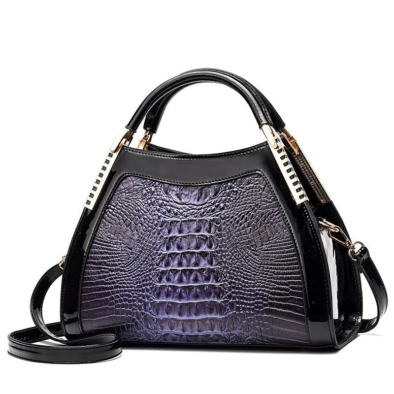 Women's Pattern Large Capacity Textured Western Style Handbags