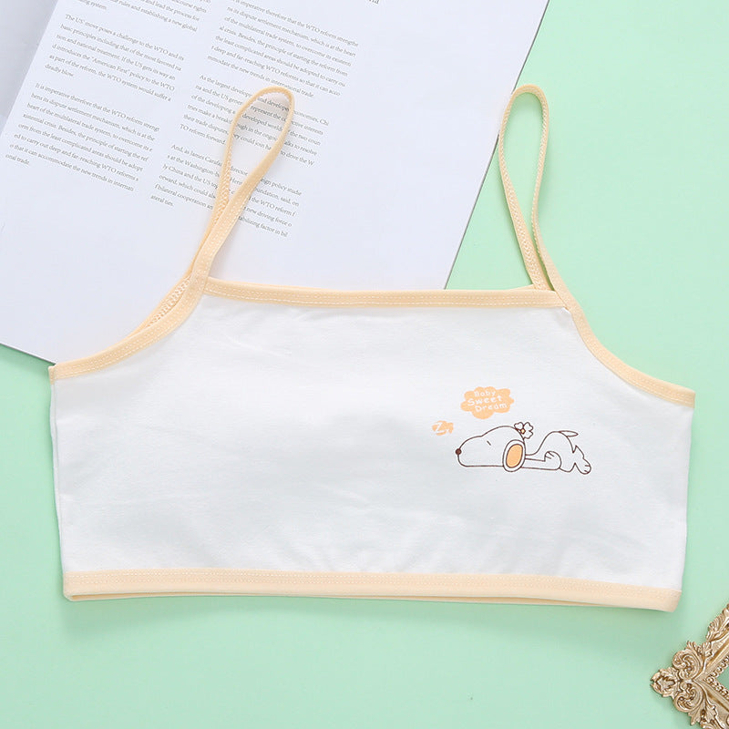 Children's Cotton Underwear Development Period Vest Elementary Tanks Camis