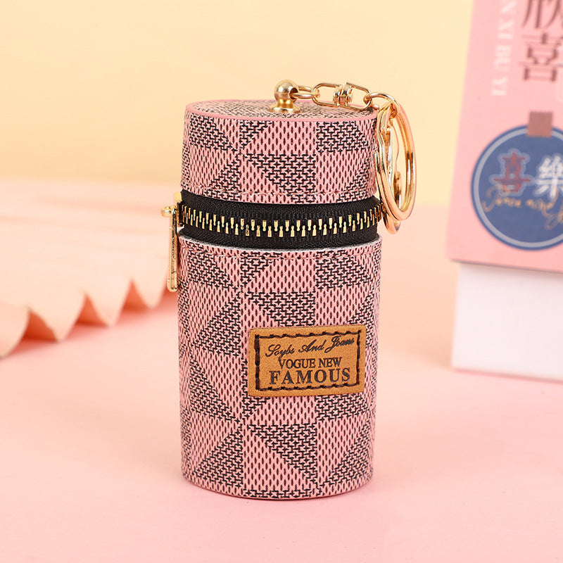 Fashion Retro Cylinder Portable Earphone Car Bags