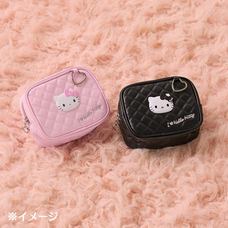 Cute Cat Storage Heart Rhombus Portable Makeup Bag