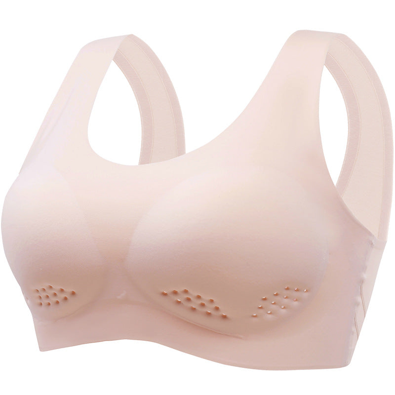 Women's Breathing Underwear One-piece Seamless Latex Air Double-sided Everyday Bras