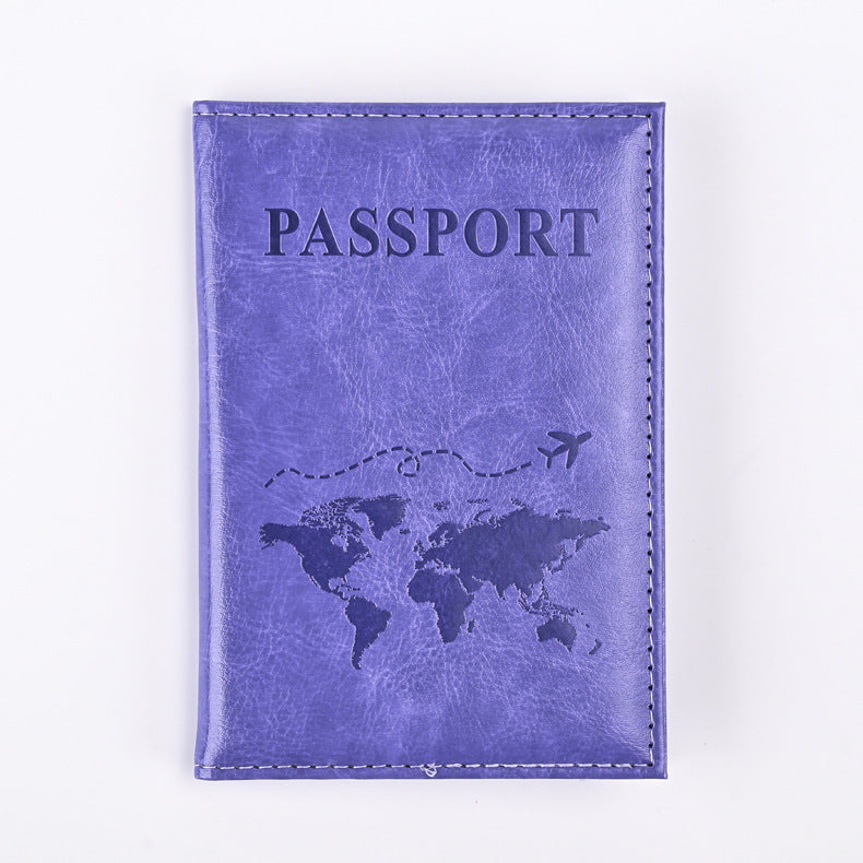 Grain Color Changing Passport Cover Ticket Card Holder