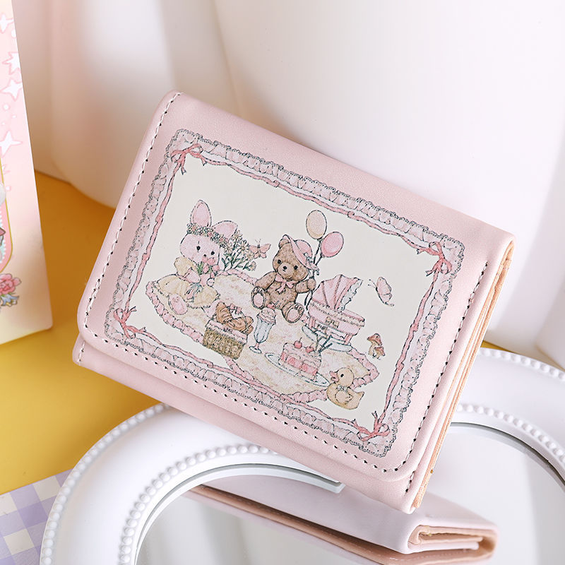 Series Rabbits Bears Cute Multiple Slots Coin Purses