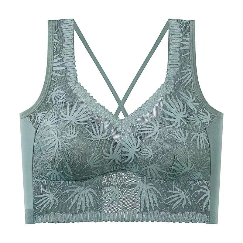 Women's Big Chest Concealing Breast Holding Fixed Bras
