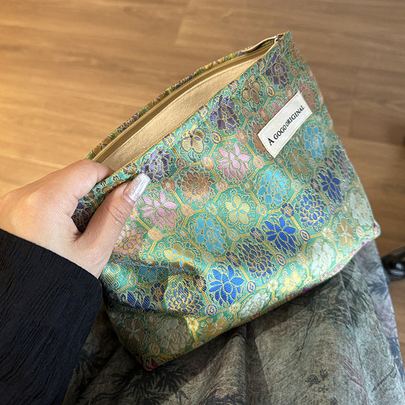 Style Artistic Portable Skin Care Buggy Ethnic Makeup Bag