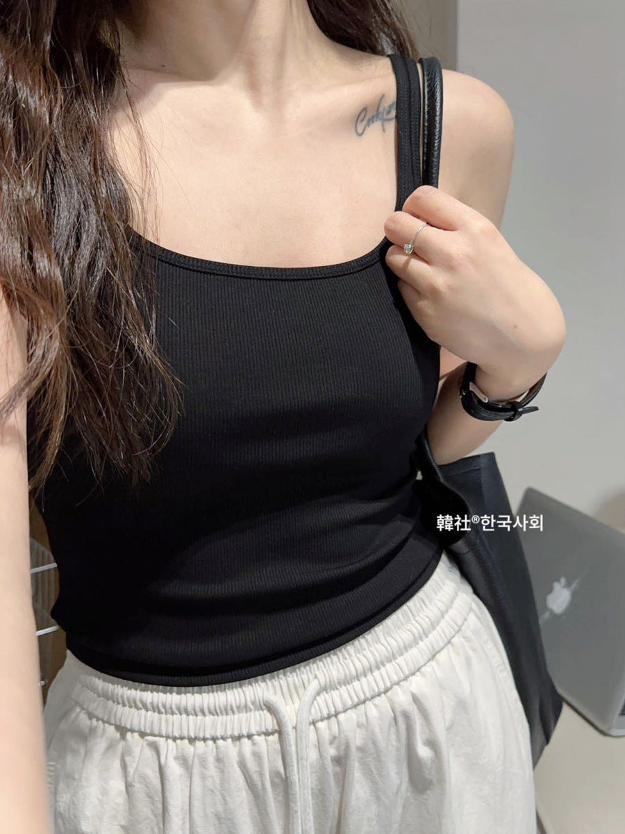 Women's Inner Wear Outer Slim Sleeveless Bottoming Tanks Camis