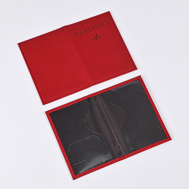 Sky Color Changing Passport Cover Ticket Clip Direct Card Holder