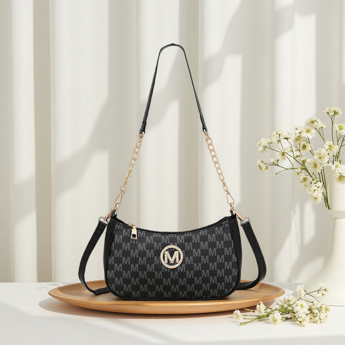 Style Fashion Underarm Western Personality Letter Women's Shoulder Bag