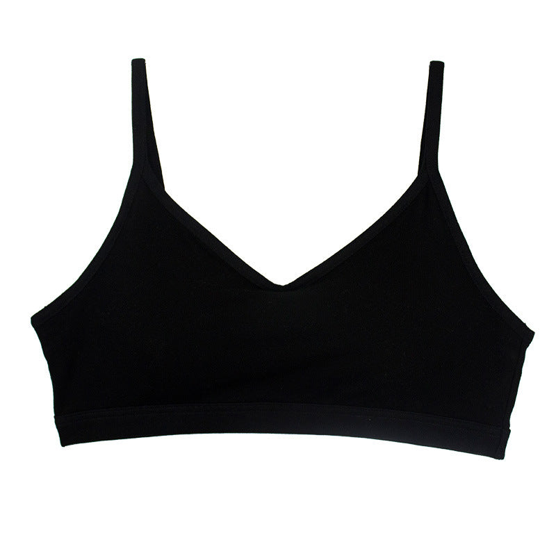 Women's Summer Pure Cotton Breathable Beauty Back Short Tanks Camis