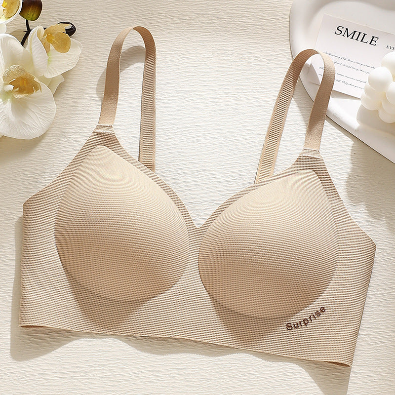 Women's Thick Integrated Fixed Cup Seamless Underwear Small Everyday Bras