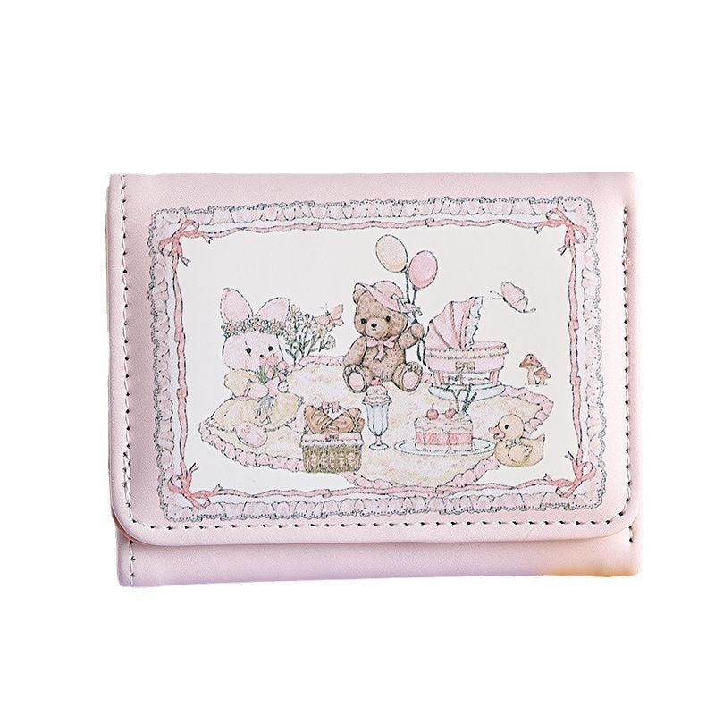 Series Rabbits Bears Cute Multiple Slots Coin Purses