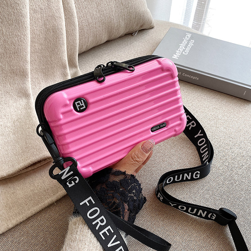 Women's Hard Mini Toiletry Storage Box Dinner Makeup Bag