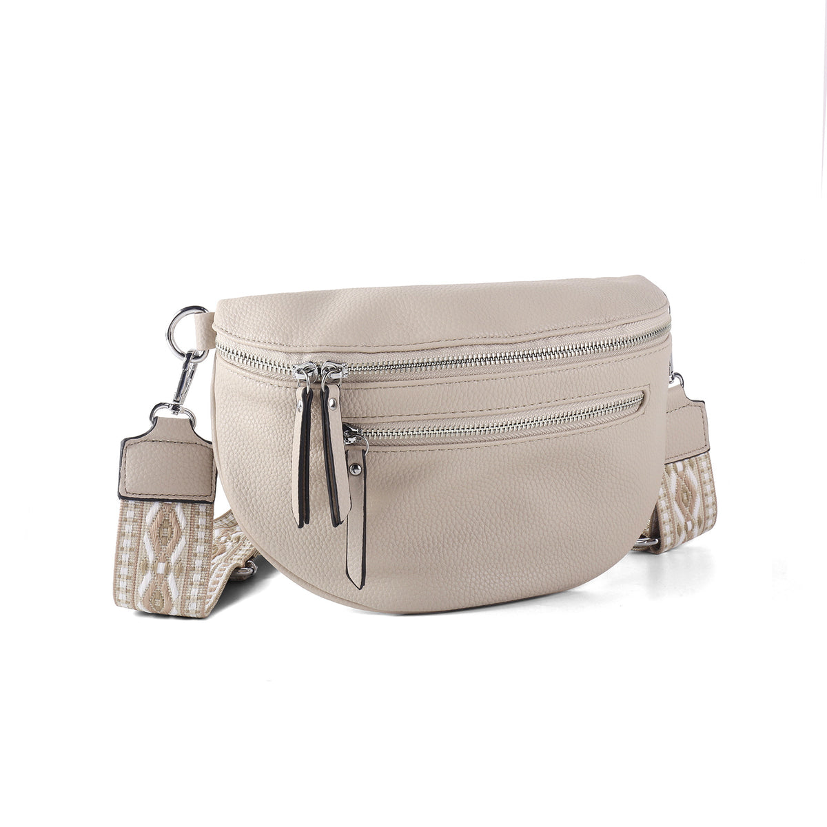 Women's Trendy Large Capacity Zipper Compartment Fashion Nation Pattern High-grade Bags