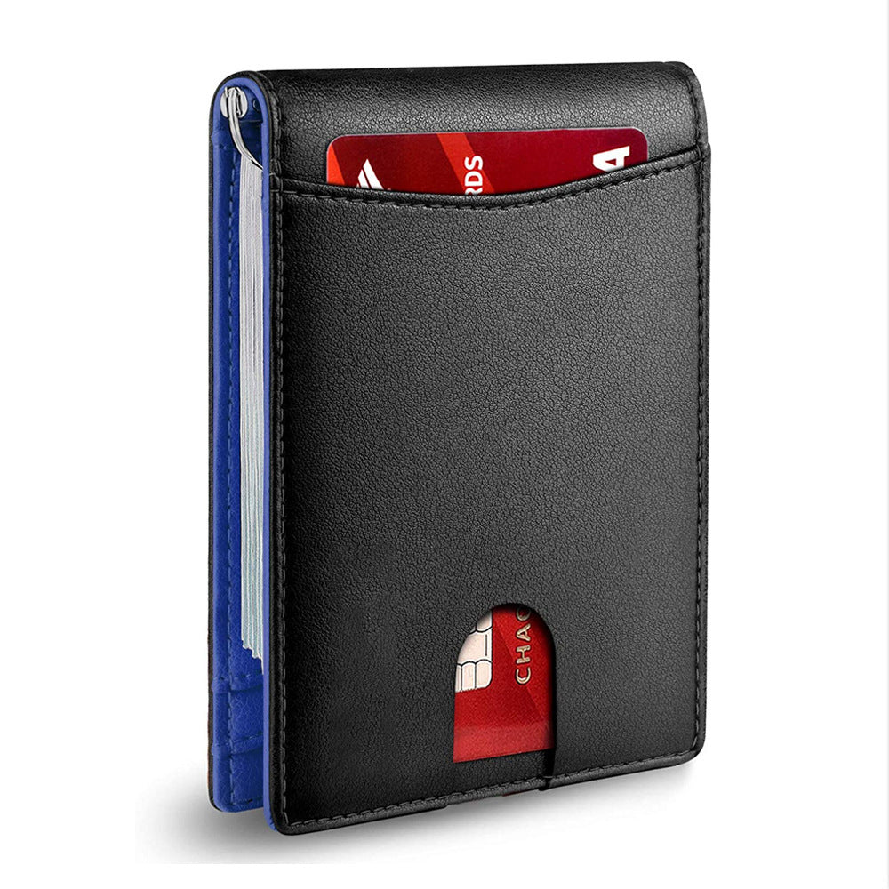 Men's Multiple Slots American Gold Clip Carbon Fiber Men's Wallet